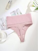 Letter Graphic High Waisted Shapewear Panty